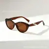 Nuevas gafas de sol retro ojo de gato estilo europeo y americano dulce y fresco de chica popular con protección UV para conducir al aire libre y protección solar