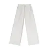 Calça Jeans Feminina, Calça Jeans Wide Leg, Calça Jeans Reta Solta, Calça Jeans Branca, Jeans Feminino de Xintang, a Capital do Jeans