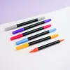 Marcador Acrílico de Doble Punta de 12 Colores Set de Marcadores Acrílicos de Acuarela para Niños Marcador Acrílico Especial para Arte para Estudiantes Color