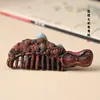 [Peine de Bendición Colorido de Dunhuang] Peine de Incienso Natural Antiguo con Bolas de Incienso, Peine de Medicina Tradicional China, Hecho a Mano y Fragancia Duradera