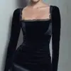 Estación Independiente de Comercio Exterior Europeo y Americano Amazon Transfronterizo Vestido Largo de Encaje Elegante con Abertura para Mujer