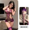 Cinta de renda sexy com laço apertado e vazamento no quadril, cinta para Spice Girl Pure Desire, lingerie sexual siamesa oca e excitante grátis