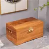 Caja de madera de alcanfor, tablero único de madera de alcanfor, caja vieja de madera de alcanfor, almacenamiento para caligrafía, pinturas, ropa, repelente de insectos