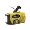 Radio de Emergencia Multifunción Transfronteriza Radio Recargable a Mano Iluminación Solar Radio para Prevención de Desastres al Aire Libre