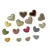 Pegatinas Bordadas de Corazón Pequeño, Pasadores para el Cabello de Niños, Accesorios de Joyería, Zapatos para Niños, Pantalones de Flores, Calcetines, Accesorios, Accesorios de Ropa