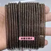 Pedras soltas de obsidiana de gelo de alta qualidade natural contas redondas de obsidiana de gelo pulseira DIY acessórios de pulseira atacado