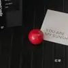 Manija de Puerta de Gabinete Colorida Accesorios de Muebles Simples Hecho a Mano Esmalte Colorido Sin Perforaciones Dopamina Manija de Bola para Cajón