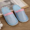 Pantuflas desechables para niños, para hoteles, con dibujos animados, para viajes entre padres e hijos, de algodón y lino, con estampados bonitos.