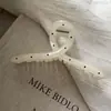 Pinza para el pelo de dibujos animados coreanos para mujer, pasador de lazo, pinza de tiburón exquisita de alta gama, tamaño grande para cabello grueso, accesorio para el cabello