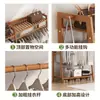 Perchero simple de pie para el dormitorio, herramienta para secar ropa de uso doméstico, estante de almacenamiento, armario multifuncional