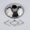 Vaporera de acero inoxidable directa de fábrica rejilla para vaporera vaporera plegable extensible bandeja multifuncional para frutas rejilla para cocer al vapor con agua