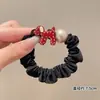 Nova Coleção Coreana de Scrunchies Plissados de Renda com um Toque de Luxo, Acessório de Prendedor de Cabelo Simples e Moderno com um Toque de Elegância
