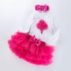 Verano Nuevo Dibujos Animados para Niños Niñas Algodón de Alta Calidad Bolsa Ropa Pedo Moda Manga Larga Liebre Seis Capas 0-2 Ropa
