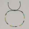 Pulsera de Color Bohemio de Celebridad de Internet Transfronteriza Pulsera Delgada de Cuentas de Arroz Pulsera de Cuentas de Color Mezclado Ins Pulsera de Pareja
