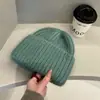 Nuevo Gorro de Punto de Pelo de Conejo Angora Multicolor Islandés para Mujer, Cálido de Invierno, Sombrero de Felpa de Lana Adelgazante, Personalizable