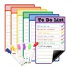 Pizarra Popular de Amazon Tablero de Escritura Pizarra Blanca Magnética Horario de Tareas Domésticas Imán para Refrigerador Mesa de Tareas Domésticas para Niños Imán