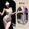 Body de Encaje Sexy Halter Enxi con Abertura en la Entrepierna Pijamas Coquetos de Interés Sexual No Necesita Quitarse Glúteos Expuestos qqny
