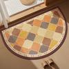 Alfombrilla de Baño de Barro Diatómico Estilo Retro para Puerta de Baño del Hogar Alfombrilla de Suelo para Baño Absorbente de Agua, Secado Rápido, Resistente a Manchas y Antideslizante Alfombrilla Venta al por Mayor