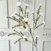 Flores Artificiais Jardim Monet Decoração de Cena de Casamento ao Ar Livre Flores Falsas Paisagismo Arranjos Florais DIY Flores para Vitrine