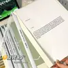 Carpeta de Varilla Rotatoria A4 Estilo INS Alta Apariencia Clip de Varilla de Tirar Engrosado Clip para Exámenes Almacenamiento de Gran Capacidad