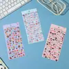 Nuevas pegatinas de espuma de animales de dibujos animados de Xiaohongshu, pegatinas de burbujas pequeñas, pegatinas decorativas 3D tridimensionales para funda de teléfono DIY