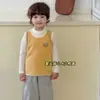 Roupa Infantil Jaqueta Outono e Inverno Novo Estilo Colete Quente para Bebê Classe a Meninos e Meninas Colete Pulôver