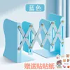Soporte de Libro Retráctil Estante de Almacenamiento de Libros para Escritorio Divisor Soporte para Libros Plegable Soporte Fijo para Libros Estantería para Escritorio de Estudiante