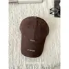 Gorra de Béisbol Versátil Estilo Coreano Simple Letra Pequeña Paseo Pareja Joven Moda Femenina Calle Tendencia Desgastada Visera Curva
