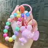 Llavero Colgante Creativo Popular Transfronterizo de Cuentas Pareja de Ballenas Lindas Llavero para Bolsa Llaves de Coche Regalo Venta al por Mayor