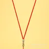 Cordão de pescoço de alta qualidade para joias pingente de ágata de cera dourada corda joias masculinas e femininas pingente corda de pescoço cordão