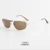 Gafas de Sol de Puente Único P28285 para Mujer, Nuevo Estilo de Alta Gama, Moda Europea y Americana, Metal, Textura Cómoda, Modernas y Elegantes