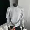 Coleção de outono: Moletom desconstruído estilo americano de algodão puro de peso pesado 300g, uma peça masculina moderna com um visual limpo, estiloso e descolado, com mangas compridas e um toque de alta qualidade