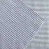 Tejido elástico en stock, tejido de malla piqué simple a rayas de colores teñido en hilo, material transpirable para ropa de trabajo
