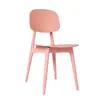 Silla de Comedor de Plástico Engrosada, Taburete Comercial Minimalista de Moda para Restaurante, Silla de Ocio para el Hogar, Silla Dulce, Silla de Escritorio