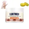 Glow Care Couro Roupas de Couro Óleo de Manutenção para Couro Bolsa de Couro Limpeza e Descontaminação de Sofá Manutenção Creme Universal Incolor para Revitalização