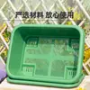 Maceta Grande para Verduras de Balcón Cebollín Cilantro Cebollín Pequeño Caja de Plantación Interior Maceta Grande Rectangular Gruesa de Plástico para Flores