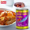 Sabor a pescado Hogar salsa de tomate sardina enlatada 425g arroz instantáneo cocido mariscos pescado comida fábrica directo mayoreo