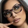 2025 Nuevo estilo europeo y americano, elegantes y a la moda, gafas antiazules, Street Beat, combinables con todo, para celebridades de Internet, mismo estilo, gafas planas de alta calidad.