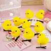 Pinza para el cabello de pato amarillo, accesorio para la cabeza para exteriores para niños, joyería linda, viaje, puesto de venta caliente, transfronterizo, pinza para el cabello de patito