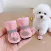Zapatos para perros, zapatos para cachorros, protectores para patas de perros pequeños, de suela blanda, antideslizantes, transpirables para el verano, zapatos para mascotas para pasear perros