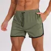 Pantalones cortos transpirables de secado rápido para hombre, pantalones rectos de malla, pantalones cortos deportivos de playa para fitness, una generación de hombres