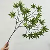Envío Directo de Fábrica de Flores Artificiales, Selección Transfronteriza de Flores Falsas, Hojas de Arce Rojas para Paisajismo de Ingeniería, Decoración de Jardín y Diseño de Escenarios