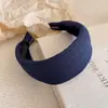 Diadema floral retro femenina clip para el pelo de tul con degradado francés dopamina accesorio para el pelo estilo crema diadema ancha versátil
