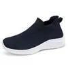 Zapatos Deportivos para Mujer, Zapatos de Verano para Caminar y Casuales para Mujer, Zapatos para Correr de Fly-Knit Transpirable, Suministro Transfronterizo de Calcetines y Zapatos Nuevos de Talla Grande