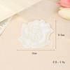 Logo bordado DIY adesivo de tecido bordado rosa patch para lenço calça patch aplique decorativo para fantasia