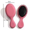 Mini Peine de Bolsillo de Aire de Dibujos Animados Peine de Peluquería Peine Suavizante para el Cabello en Casa Lindo Infantil Peine Pequeño de Cojín de Aire Colorido Logo