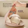 Bolsa de almacenamiento para ropa interior, organizador de ropa íntima para viajes, organizador de sujetadores, ropa interior, calcetines, mochila portátil tres en uno