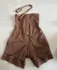 Pantalones Moldeadores Adelgazantes de Forma Popular Transfronterizos con Cremallera Corsé de Cintura Alta para Levantar Glúteos Tallas Grandes Control de Abdomen