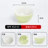 Louça de restaurante de fast food, conjunto de tigelas pequenas para pratos, tigela de arroz cozido no vapor autoatendimento estilo chinês comercial para refeitório de fábrica, prato de fast food
