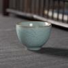 Xícara de chá celadon Longquan xícara de chá individual única xícara de chá conjunto de chá kung fu xícara de mestre tigela de chá cerâmica tamanho pequeno